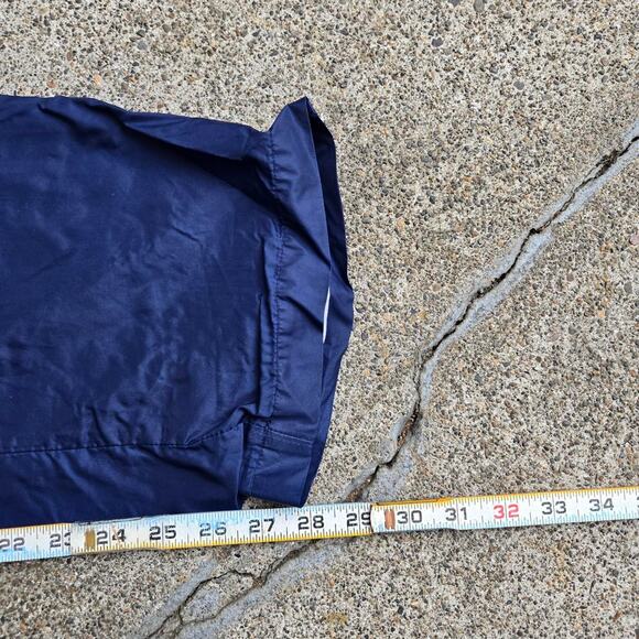 Vtg Y2k ADIDAS Small 3 Stripe Logo Plain Earthtone Athletic Track Pants Navy Lg - Picture 6 of 6